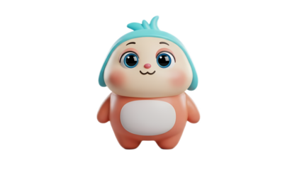 3d emoji emote for social media icon cute character design 