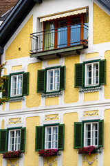 Obraz premium Building Facade in the Town of Gmunden - Austria
