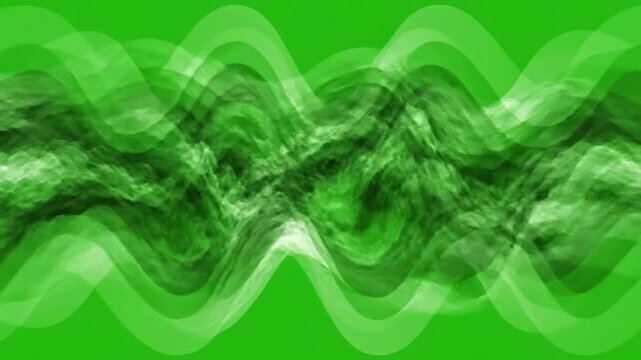 Ocean wave surfacing with layered distortion wave with subtle effect ad_ready green screen wave distortion style featuring natural