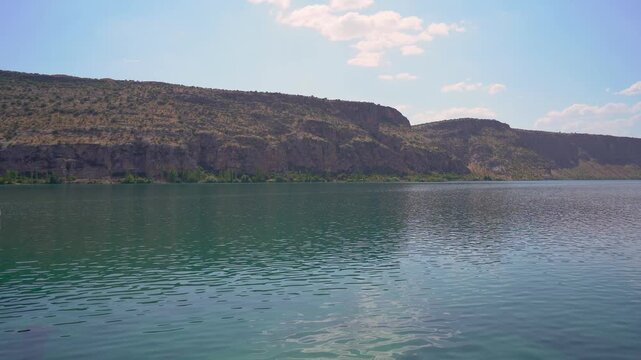 View of Euphrates River from Halfeti district