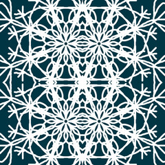 Seamless Christmas snowflake pattern. Christmas texture. New Year's snowflake texture Merry Christmas. Happy New Year.