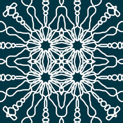 Seamless Christmas snowflake pattern. Christmas texture. New Year's snowflake texture Merry Christmas. Happy New Year.