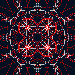 Seamless Christmas snowflake pattern. Christmas texture. New Year's snowflake texture Merry Christmas. Happy New Year.