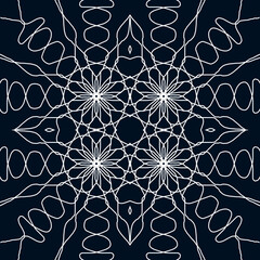 Seamless Christmas snowflake pattern. Christmas texture. New Year's snowflake texture Merry Christmas. Happy New Year.