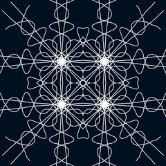 Seamless Christmas snowflake pattern. Christmas texture. New Year's snowflake texture Merry Christmas. Happy New Year.