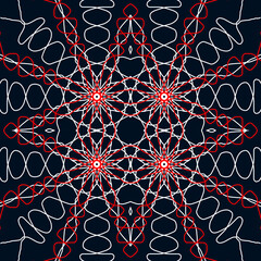 Seamless Christmas snowflake pattern. Christmas texture. New Year's snowflake texture Merry Christmas. Happy New Year.