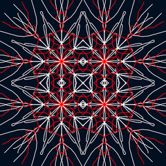 Seamless Christmas snowflake pattern. Christmas texture. New Year's snowflake texture Merry Christmas. Happy New Year.