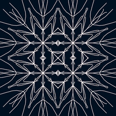 Seamless Christmas snowflake pattern. Christmas texture. New Year's snowflake texture Merry Christmas. Happy New Year.