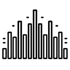 Tech Mountain Silhouette — Futuristic Adventure Landscape Icon