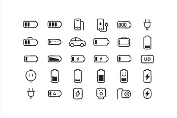 Power and Energy Indicator Symbol Set for Devices, Interfaces, and Smart Systems