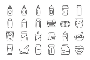 Food containers and condiment vessels for culinary packaging design