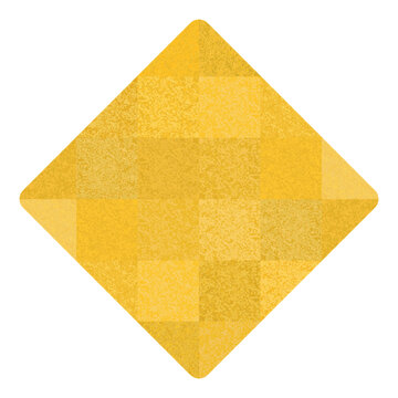 金のタイルの背景素材（菱形）