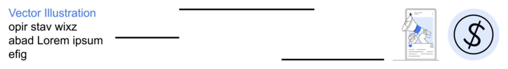 Obraz premium Finance, document review, currency management, financial planning, bookkeeping, transaction tracking. Document outline highlighted with dollar symbol. Finance and document review concepts