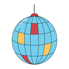 New Year Party Day Element