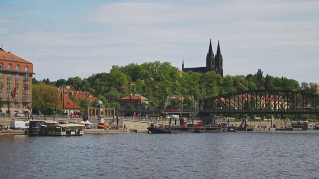 Neogothic Basilica of Saint Peter and Paul Vysehrad.
