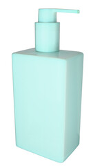 A mockup of a plastic tube or plastic jar for liquids. A template or mockup of a jar for cream, liquid soap, gel, or shampoo.