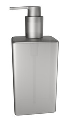 A mockup of a plastic tube or plastic jar for liquids. A template or mockup of a jar for cream, liquid soap, gel, or shampoo.