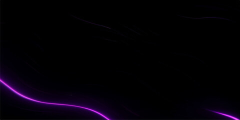 Abstract dark blue and purple background with glowing digital line art motion design and light flare energy effect