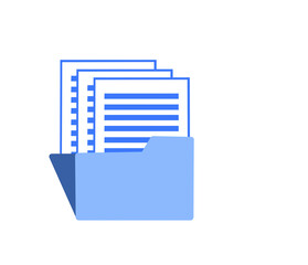 folder with document