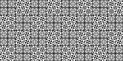 Fototapeta premium Art Deco Geometric Design Pattern for Seamless Transparent Background Template