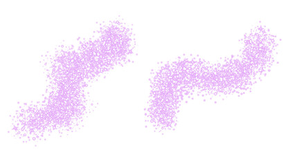 Dust sparks and golden stars shine with special light. 