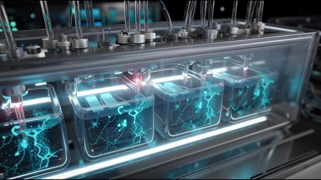 Organoid intelligence. OI. Biocomputing. Synthetic biology. Biological computation. Bioengineered tissue. Advanced bioreactor with bioengineered tissue samples.
