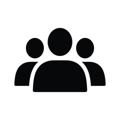 Group of people icon representing teamwork and collaboration