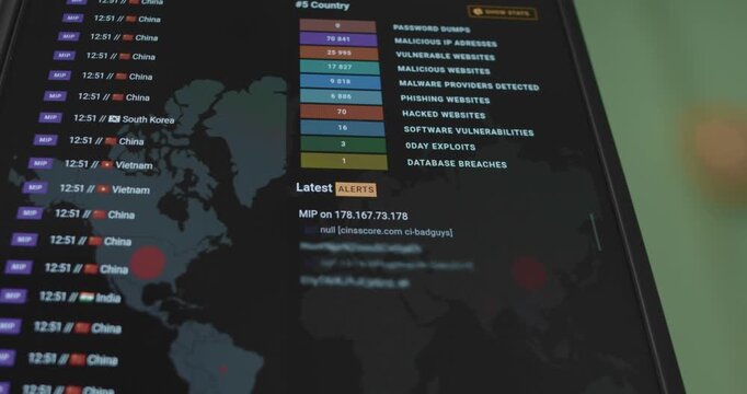 Types of cyber attacks and their number used against Russia