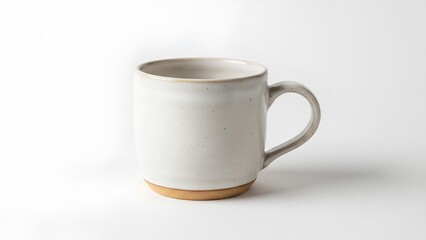Minimalist Ceramic Coffee Mug with Handle for Hot Drinks
