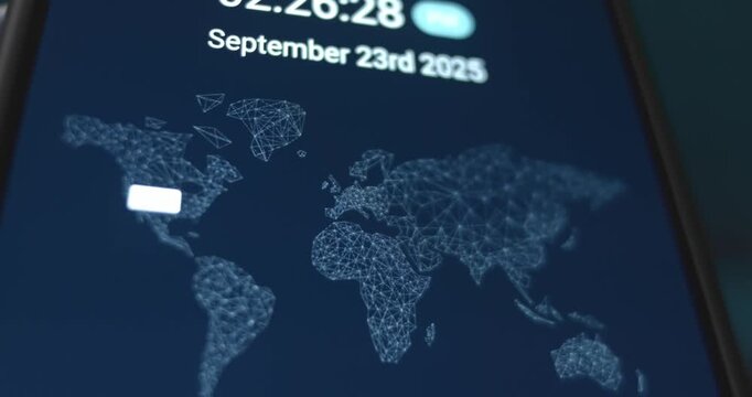 Cyber attacks on World map
