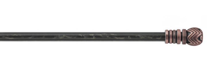 Copper and gray sword hilt isolated on a transparent background metal