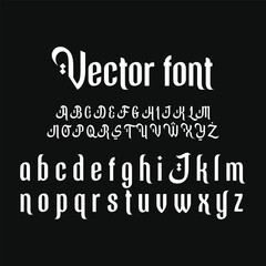 Gothic Vector Font: Fantasy, Medieval & Magic Style