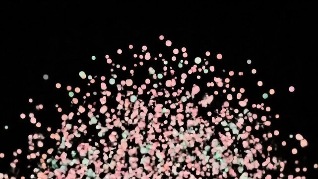 Firework Burst on Black Background &ndash; 4K Cinematic Slow Motion Visual Effect | No Logo | No watermark