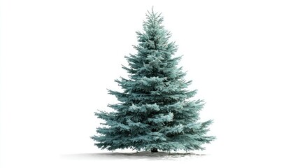 Christmas tree isolated on white