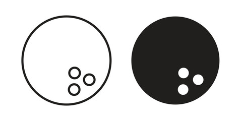 Bowling ball icon