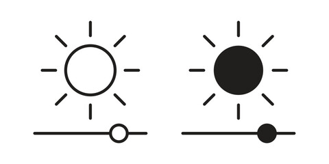 Obraz premium Brightness icon