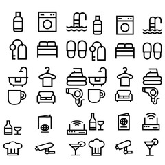 home appliances icons set