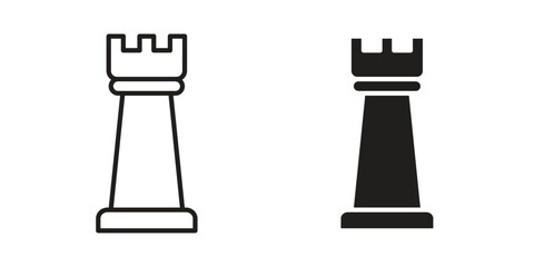 Chess rook icon © iconic