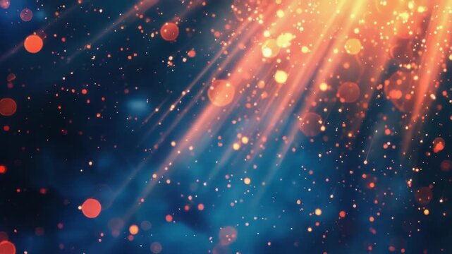 Video A clear and sunny day with a bright yellow sun shining through the blue sky