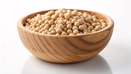 Raw Soybeans in Wooden Bowl &ndash; Organic Soybean Seeds for Cooking, Farming, and Nutrition