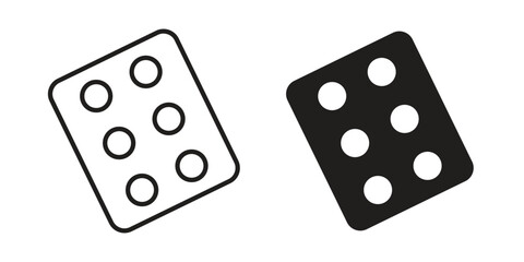 Dice six icon