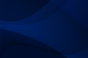 Blue abstract wavy lines background modern digital curve pattern