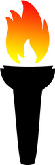 Set of fire flame vector icons. Collection of fire and flame icons. Bonfire icons, flaming elements.