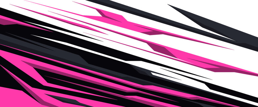 Abstract sporty background with exclusive colors. Abstract racing graphic design, vector design for vehicle wrap, t-shirt, jersey, gamer, esport, racing car, rally, and adventure ready to print.