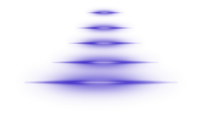 Intense Blue-Violet Horizontal Light Streak on Black