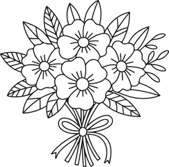 Obraz premium abstract flower vector illustration