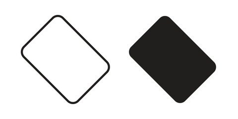 Rectangle panoramic icon