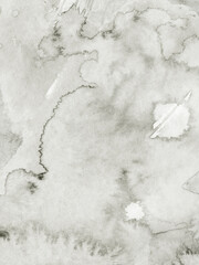 Abstract light grey watercolor background with grunge texture