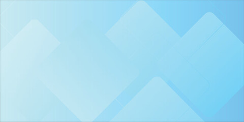 Blue Geometric Background With Soft Gradients And Overlapping Squares For Tech And Design Projects