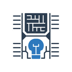 Ai Processor Icon - Smart Chip Icon